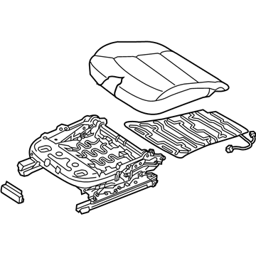 Hyundai 88100-F3010-YJA Cushion Assembly-FR Seat,LH