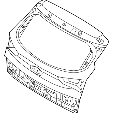 Hyundai 73700-D3550 Panel Assembly-Tail Gate