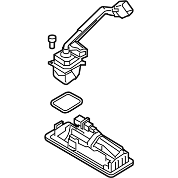 Hyundai 95760-D3800 RR Camera & Trunk Lid HDL Assembly