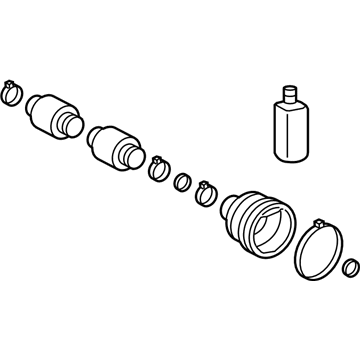 Hyundai 49584-3Q750 Damper Kit-Front Axle Dynamic,RH