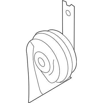 Hyundai 96611-G9000 Horn Assembly-Low Pitch