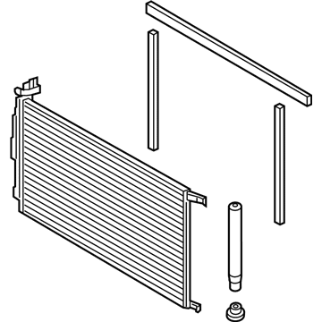 Hyundai Elantra A/C Condenser - 97606-F2200