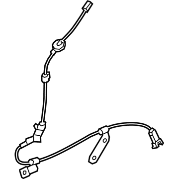 Hyundai 95680-D3210 Sensor Assembly-Abs Real Wheel ,LH