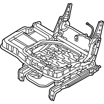 Hyundai 89500-B8210-RYN Mechanism Assembly-Rear Seat LH