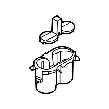 Hyundai 84670-AB000-4X Cup Holder Assembly