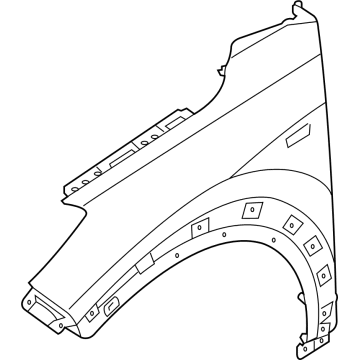 Hyundai 66311-N9000 Panel-Fender,LH