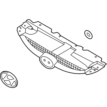 Hyundai 86350-2S100 Radiator Grille Assembly