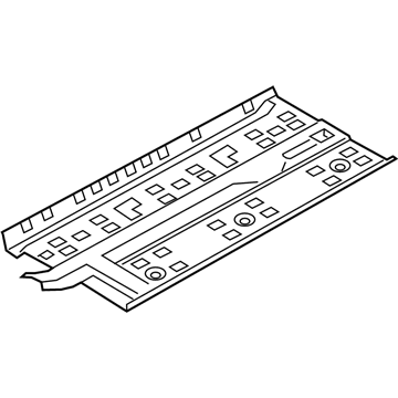 Hyundai 65110-J3000 Panel Assembly-Center Floor Side,L