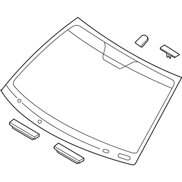 Hyundai 86110-3S090 Windshield Glass Assembly