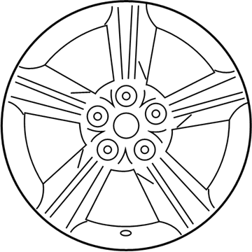 Hyundai 52910-2V550 17 Inch Alloy Wheel Silver