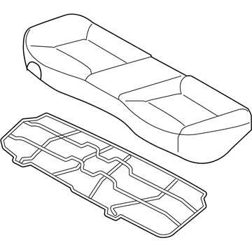 2015 Hyundai Elantra Seat Cushion - 89100-3X700-MAP