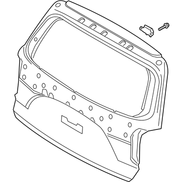 Hyundai 72801-S8141 Panel Assembly-Tail Gate