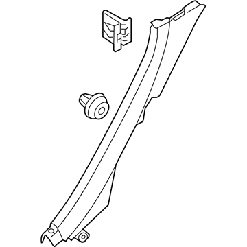 Hyundai 85895-G9000-VNB Trim Assembly-Rear Wheel House RH