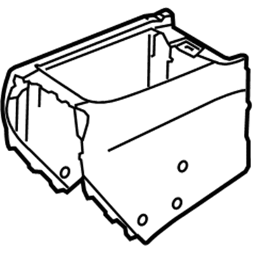 2011 Hyundai Sonata Hybrid Center Console Base - 84615-3S000-RY