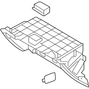 Hyundai 84540-C2000-TRY Cover Assembly-Glove Box Upper