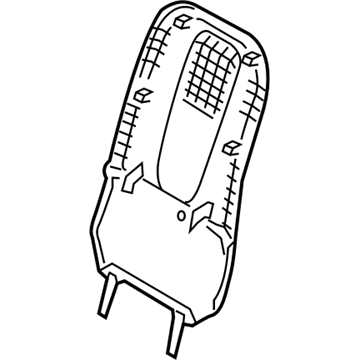 Hyundai 88391-F2000-T9Y Map Board Assembly-Front Seat Back,L
