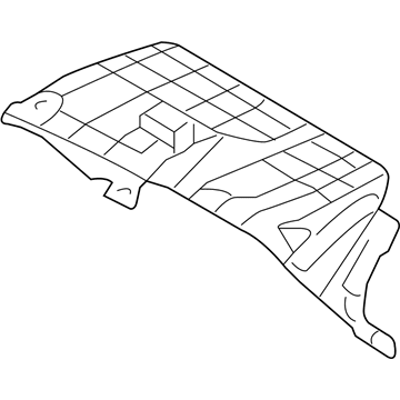 Hyundai 84540-2B500-HZ Cover Assembly-Glove Box Housing