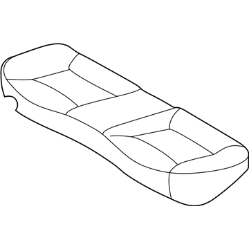 Hyundai 89160-3Y000-PBS Rear Seat Cushion Covering Assembly