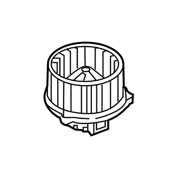 Hyundai 97113-K4000 Fan & Motor Assembly