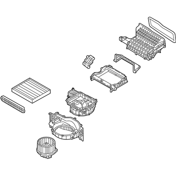 Hyundai 97100-K4010 Blower Unit