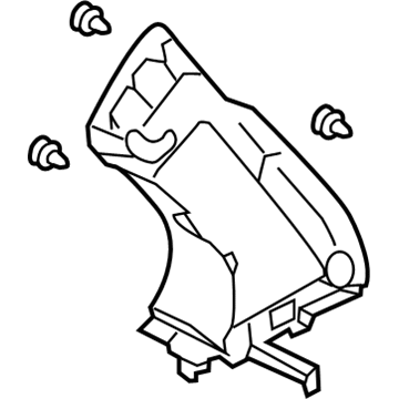 Hyundai 85895-4D000-QW Trim Assembly- D Pillar,RH