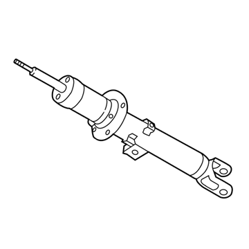 Hyundai 54605-D2471 Strut Assembly, Front, Left