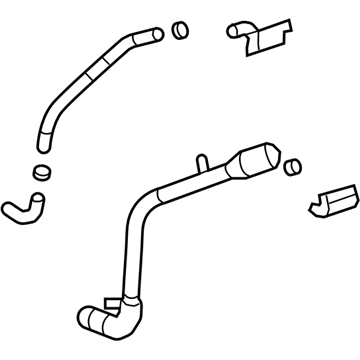 Hyundai 31030-3N510 Filler Neck & Hose Assembly