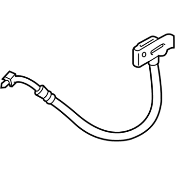 Hyundai 58737-G2300 Hose-Brake Rear,LH