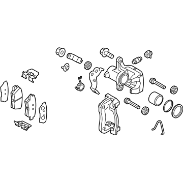 2017 Hyundai Ioniq Brake Caliper - 58230-G2500