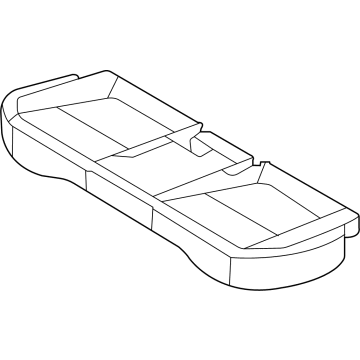 Hyundai 89160-AB010-S8W Covering Assembly-RR Seat Cushion