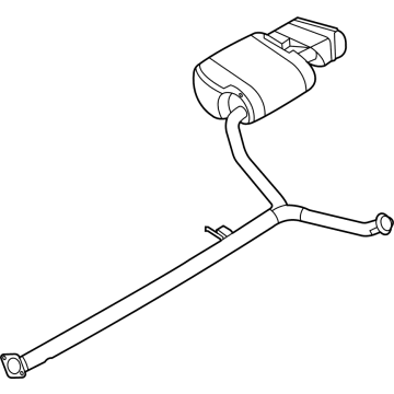 2020 Hyundai Sonata Muffler - 28711-L0900