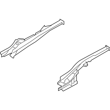 Hyundai 65710-2H010 Member Assembly-Rear Floor Side,LH