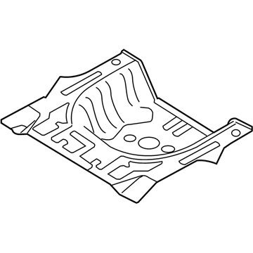 Hyundai 65520-2H010 Panel Assembly-Rear Floor No.2