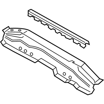 Hyundai 65610-F2400 Member Assembly-Rear Floor Front Cross