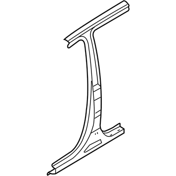 Hyundai 71402-3JB10 Pillar Assembly-Center Outer,RH