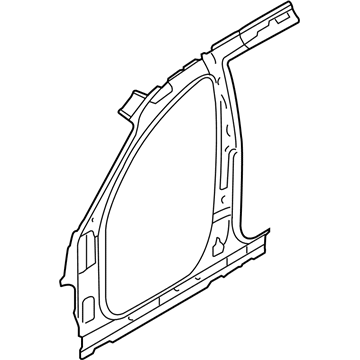 Hyundai 71201-3J000 Pillar Assembly-Front Inner,LH