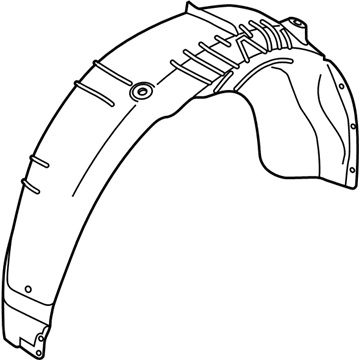 Hyundai 86822-S2000 Guard Assembly-Rear Wheel,RH