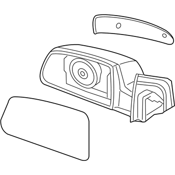 Hyundai 87610-1R900 Mirror Assembly-Outside Rear View,LH