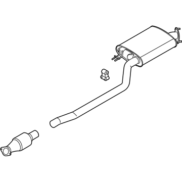 Hyundai Palisade Muffler - 28600-S8120