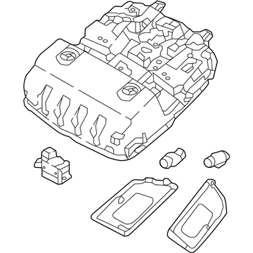 Hyundai 92800-D3000-YAK Overhead Console Lamp Assembly