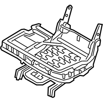 Hyundai 89500-S2100-SST Frame Assembly-RR Seat CUSH,LH