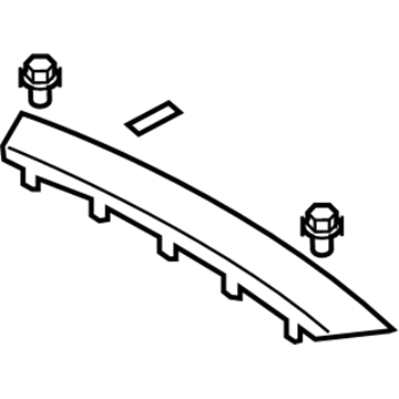 Hyundai 84810-3L000-WK Garnish Assembly-Defroster Center