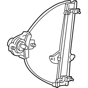 1999 Hyundai Accent Window Regulator - 82404-25010