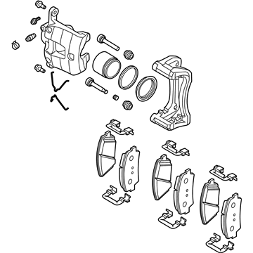 Hyundai 58110-J5010 Brake Assembly-Front,LH