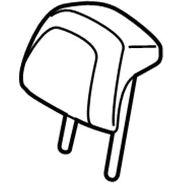 Hyundai 89700-G3150-PNG Headrest Assembly-Rear Seat