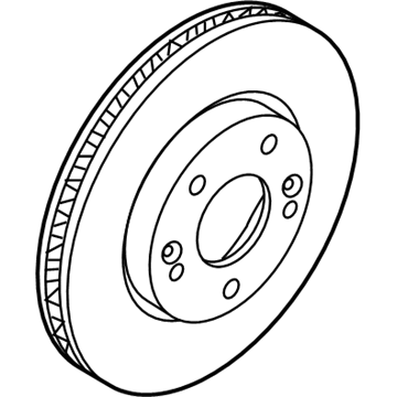 2020 Hyundai Accent Brake Disc - 51712-H8500