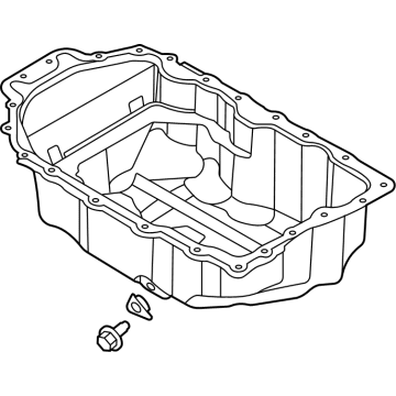 Hyundai Santa Cruz Oil Pan - 21510-2S100