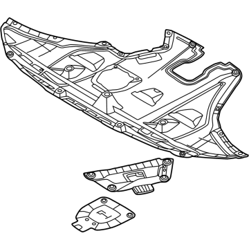 Hyundai 29110-CW000 Panel Assembly-Under Cover
