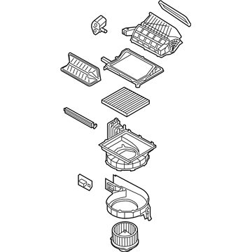 Hyundai 97100-4RBA0 Blower Unit