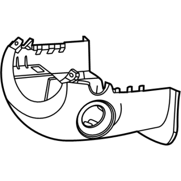 Hyundai 84852-L0100-NNB Steering Column Lower Shroud